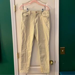 UNIVERSAL THREAD Goods Co. sz 12R High Rise Skinny Stretch Jeans Cream/Khaki